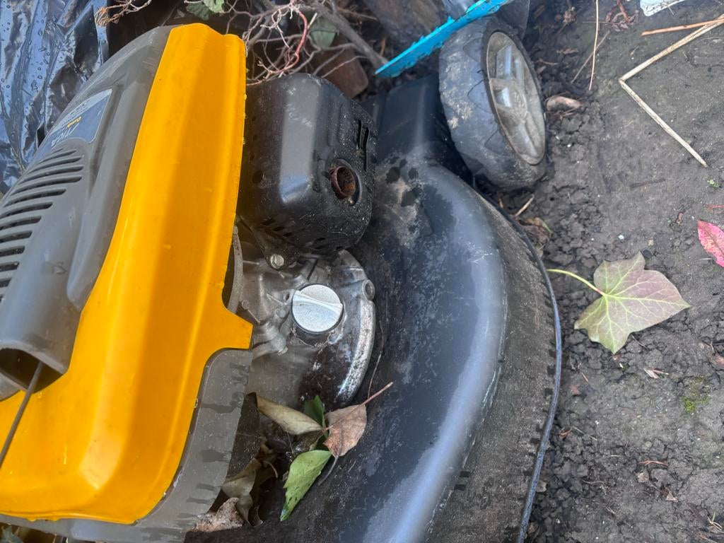 Stiga Combi 48 S H Benzine Grasmaaier - Zo goed als nieuw, Tuin en Terras, Grasmaaiers, Ophalen, Zo goed als nieuw, Benzine-grasmaaier