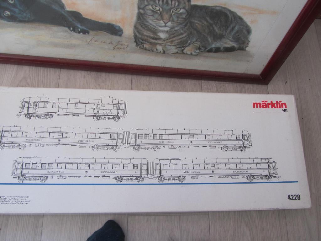 marklin 4228 rheingold, Hobby en Vrije tijd, Modeltreinen | H0, Zo goed als nieuw, Wagon, Wisselstroom, Märklin, Ophalen of Verzenden