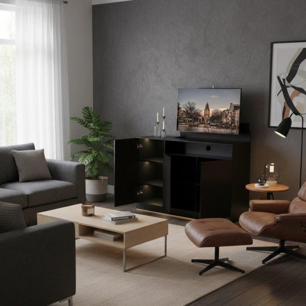 TV Lift Meubel Rotterdam - 32 tot 75 inch - V.A. € 2450,00, Ophalen of Verzenden, Nieuw, 25 tot 50 cm, Minder dan 100 cm