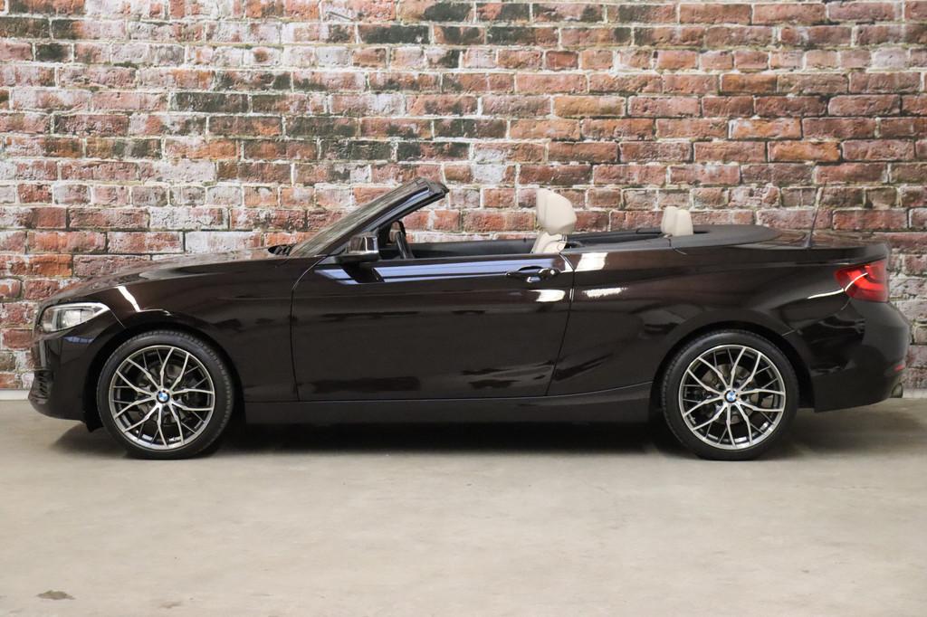 BMW 2 Serie Cabrio 218i High Executive Automaat / Navigatie, Automaat, Gebruikt, 4 stoelen, 19 km/l