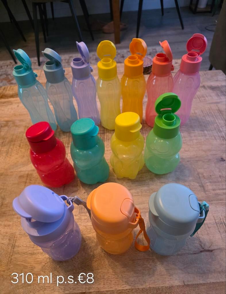 Tupperware kinder water flessen, Ophalen of Verzenden, Nieuw