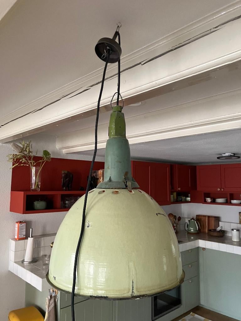 fabriekslamp Oekraine, Ophalen, Gebruikt, 50 tot 75 cm, Vintage