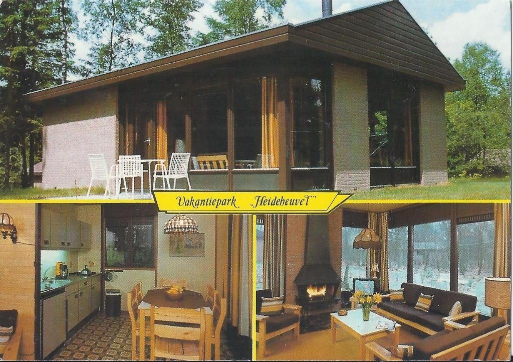 D11 Gelopen Ansichtkaart Beekbergen Vakantiepark Heideheuvel, Ophalen of Verzenden, 1980 tot heden, Gelopen, Gelderland
