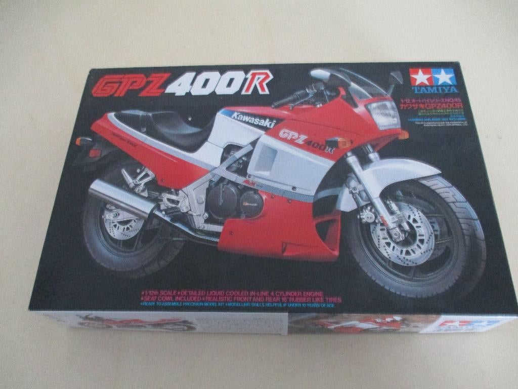 Tamiya GPZ 400R kawasaki, 1:32 tot 1:50, Overige typen, Ophalen of Verzenden, Zo goed als nieuw