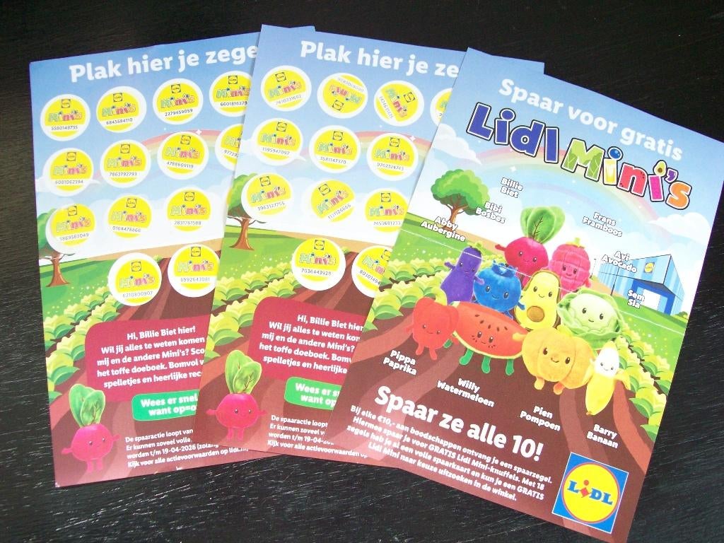LIDL Mini,s zegels, Lidl, Ophalen of Verzenden