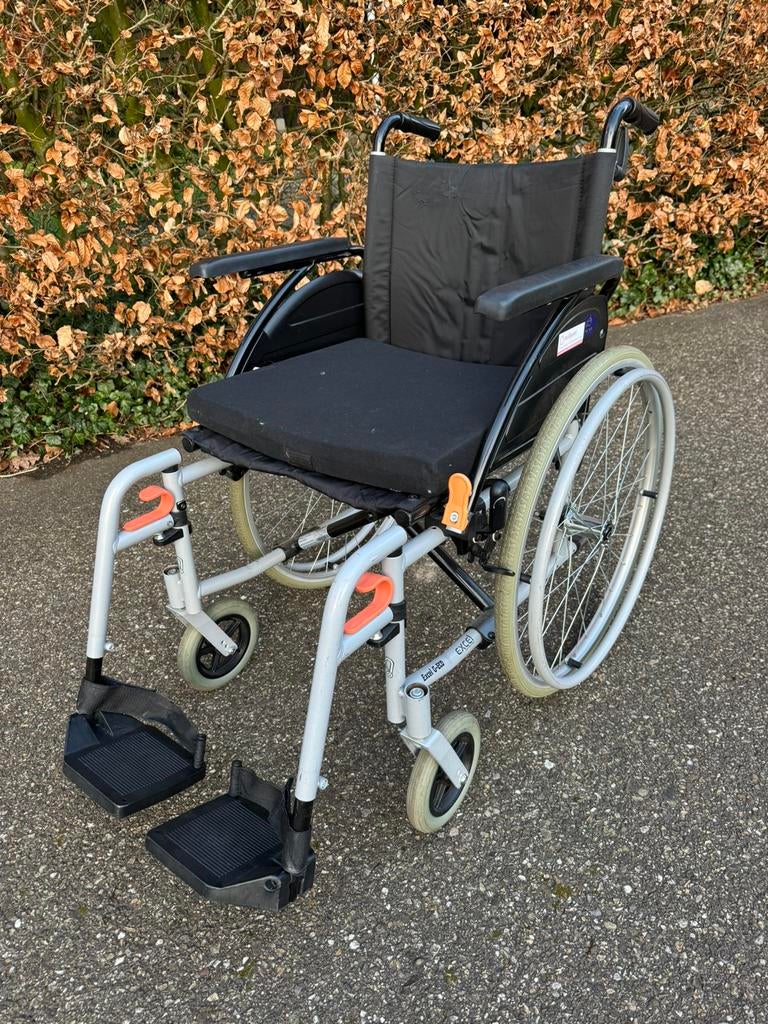 Rolstoel Excel G-ECO softbanden lichtgewicht opvouwbaar, Ophalen, Inklapbaar, Gebruikt, Handbewogen rolstoel