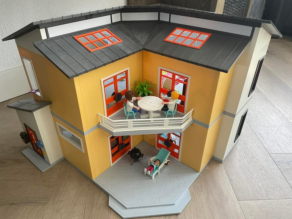 PLAYMOBIL City Life Modern Woonhuis - 9266, Ophalen, Zo goed als nieuw, Complete set