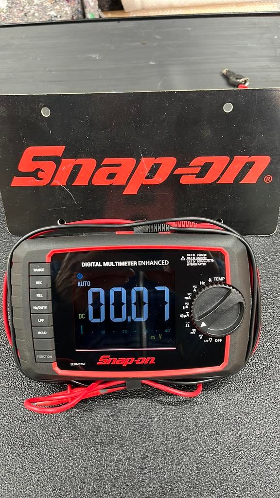 Snap On EEDM525F digitale multimeter, Auto diversen, Autogereedschap, Ophalen of Verzenden, Zo goed als nieuw