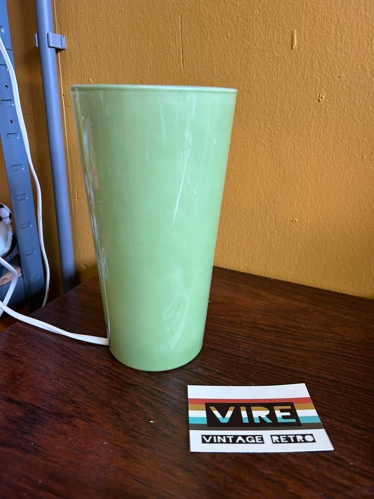 Vintage jaren 80/90 groene glazen ikea lamp, Ophalen of Verzenden, Huis en Inrichting