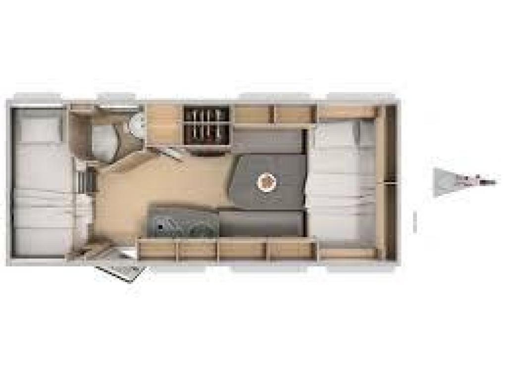 Eriba Feeling 515 met Slaapdak 8 persoons !, Schokbreker, Bedrijf, Treinzit, Meer dan 6