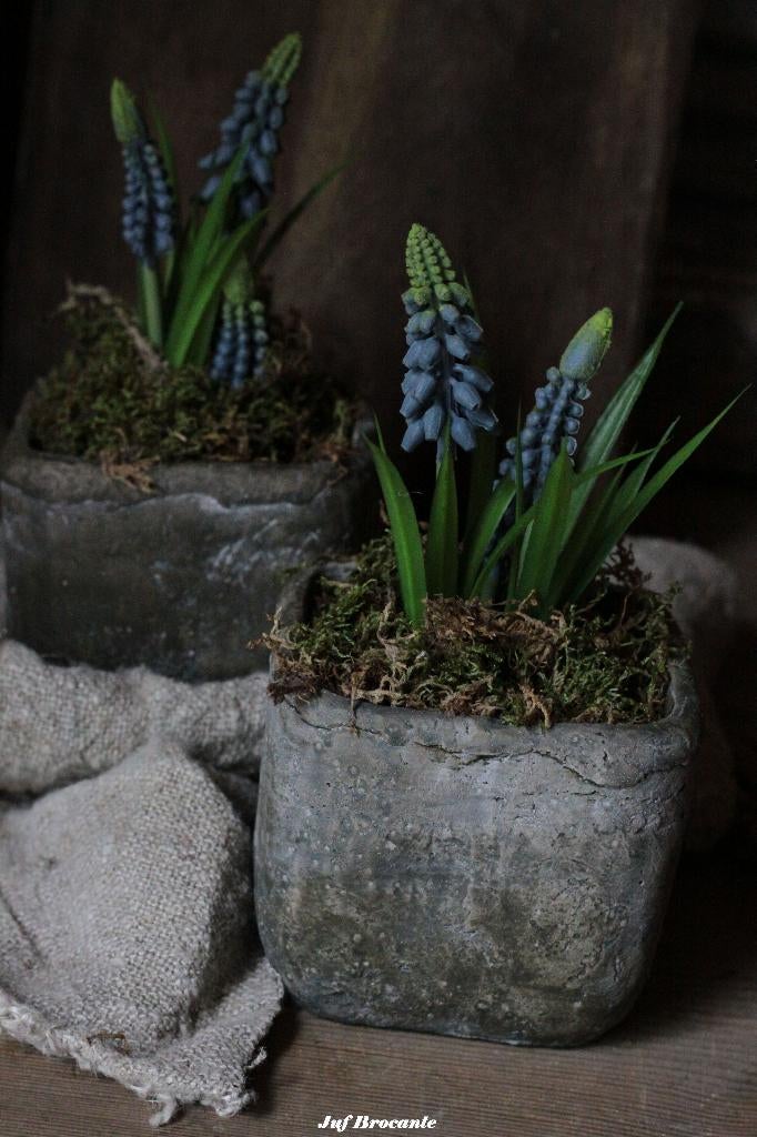 Sobere bloempot M, stenen bakje, bloempotje, Huis en Inrichting, Www.jufbrocante.nl, Www.jufbrocante.nl, Nieuw, Ophalen of Verzenden