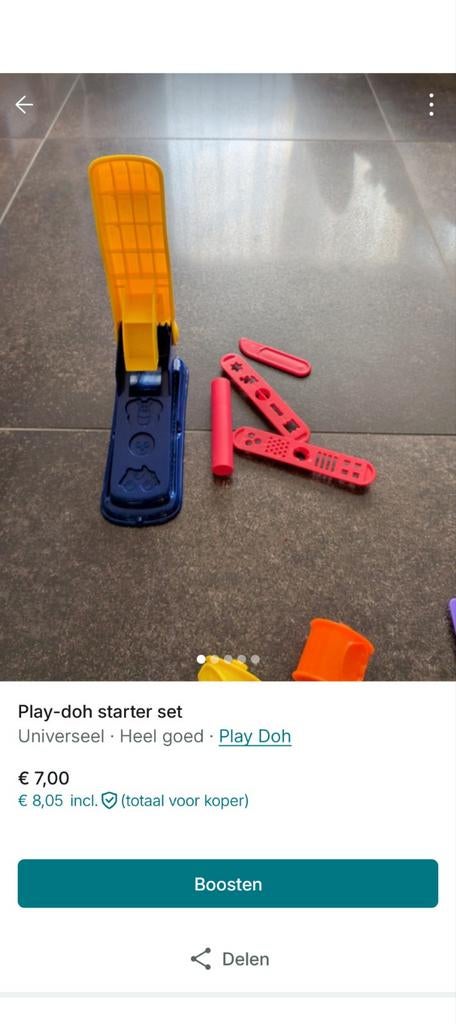 Play-doh starter set, Ophalen of Verzenden