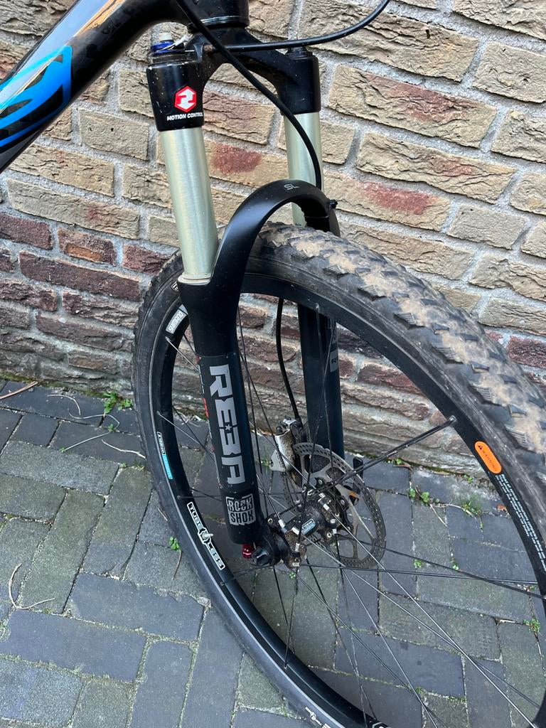 Carbon mountainbike 26 inch, XTR achter, RockShox voorvork, Fietsen en Brommers, Gebruikt, Hardtail, Heren, Ophalen