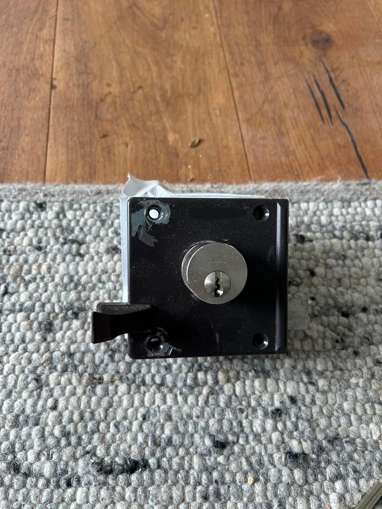 Opzetslot, Ophalen, Zo goed als nieuw, Rvs, Slot