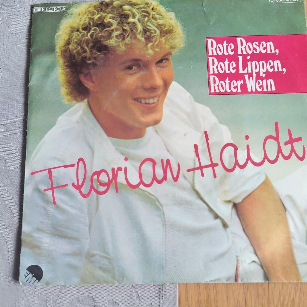 Florian Haidt - Rote Rosen, Rote Lippen, Roter Wein, Ophalen of Verzenden, Gebruikt, 7 inch