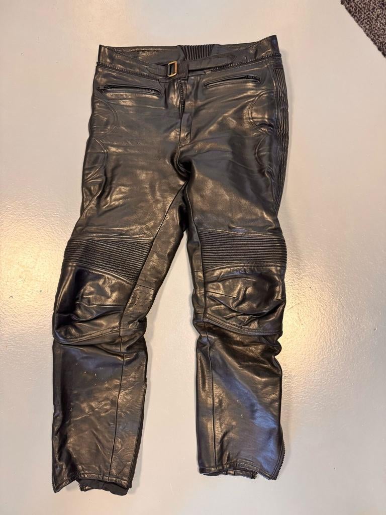 Leren Motorbroek Maat 52, Ophalen of Verzenden, Tweedehands, Broek | leer