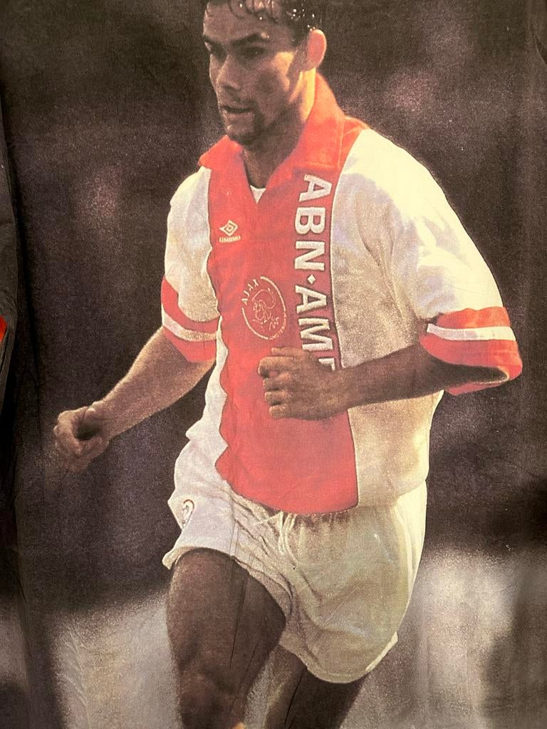 Vintage Marc Overmars eenpersoons dekbedovertrek, Gebruikt, Dekbedovertrek, Ophalen of Verzenden, Overige kleuren