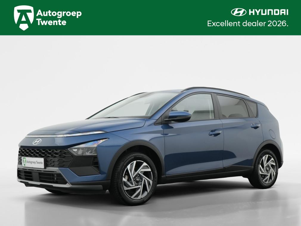 Hyundai Bayon 1.0 T-GDI Comfort Smart | LED | Private lease, Keurmerk '100% Onderhouden', 12 maanden, Gebruikt, Zwart