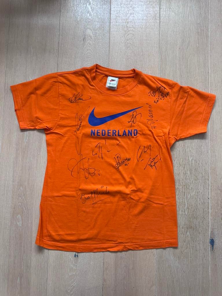 T-shirt Nederlands Elftal incl. handtekeningen 1999/2000, Ophalen of Verzenden, Zo goed als nieuw, Shirt