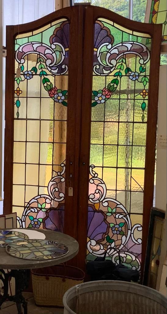 Glas in lood panelen - deel van verzameling te koop, Ophalen of Verzenden