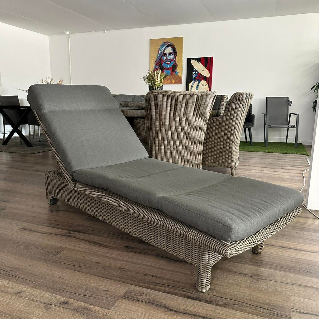4 Seasons Outdoor 4SO ligbed Wales – verstelbaar – ZGAN, Verzenden, ., Zo goed als nieuw, Wicker