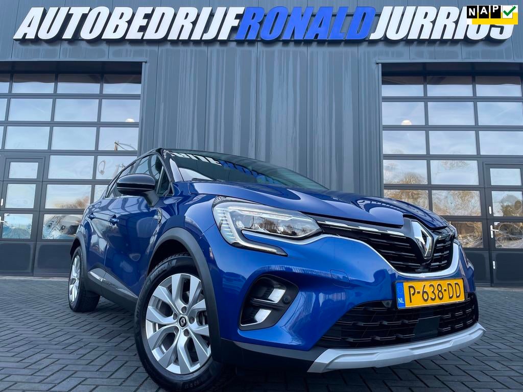 Renault Captur 1.6 E-Tech Hybrid 145 Intens NLAuto/Automaat/, 145 pk, Gebruikt, 715 kg, Blauw