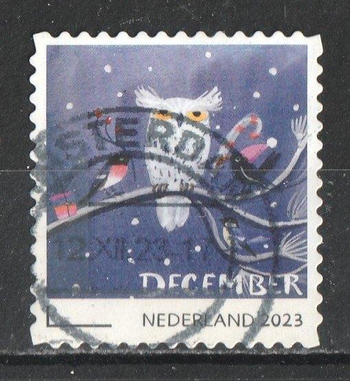158 R --Decemberzegel 2023, Verzenden, Na 1940, Gestempeld