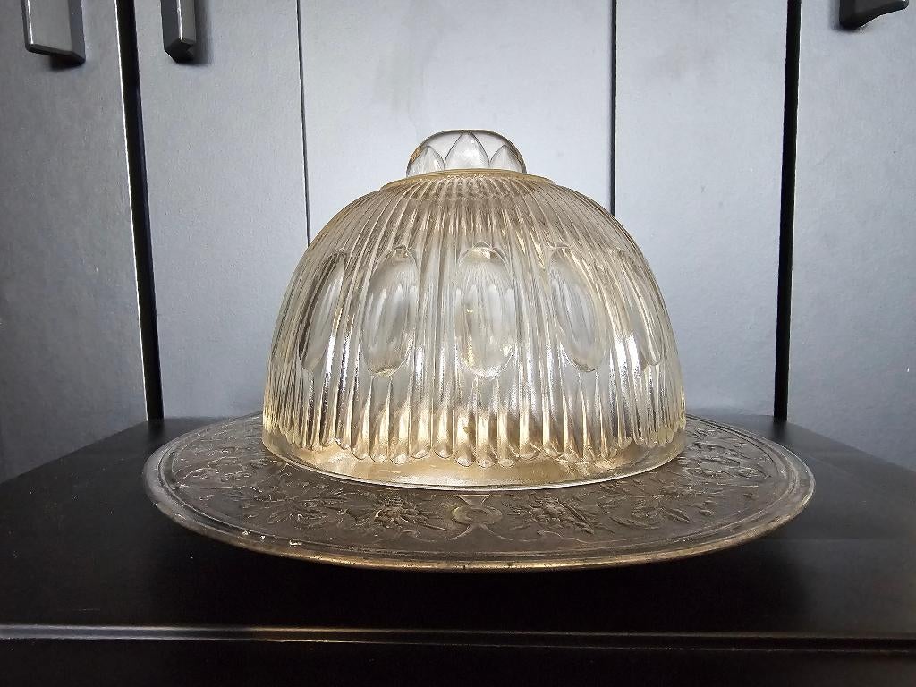 Antieke Jugendstil Serveerschaal Kayser-Gohn Peuronide, Antiek en Kunst, Antiek | Tin, Ophalen of Verzenden