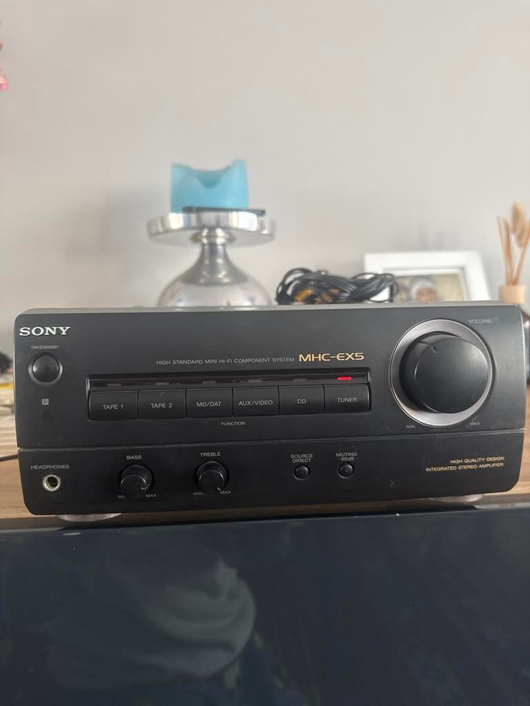 Sony MHC-EX5 Mini Hi-Fi Component Systeem Versterker, Gebruikt, Ophalen of Verzenden, Sony, Minder dan 60 watt