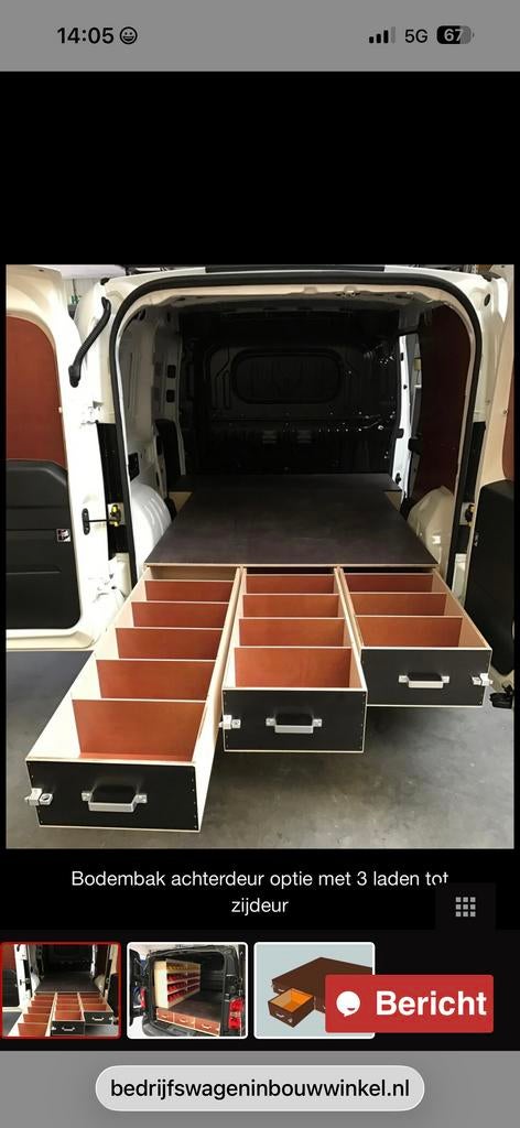 Ladesysteem voor bestel bus - Zo goed als nieuw., Auto-onderdelen, Interieur en Bekleding, Ophalen, Gebruikt, Ford