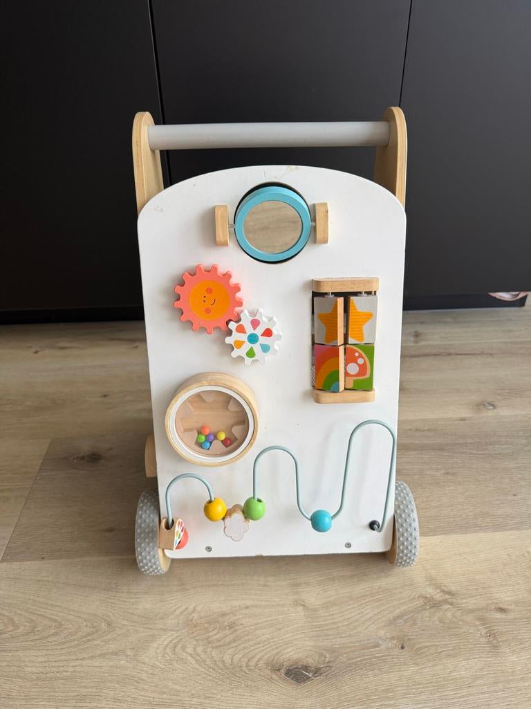 Howa Houten loopwagen met activiteitenpaneel, Ophalen of Verzenden, Zo goed als nieuw, Overige typen, Met geluid