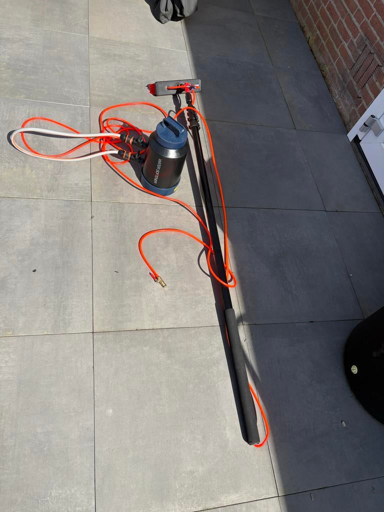 Borstel en waterontharder voor zonnepanelenreiniging, Ophalen, Zo goed als nieuw, Overige typen