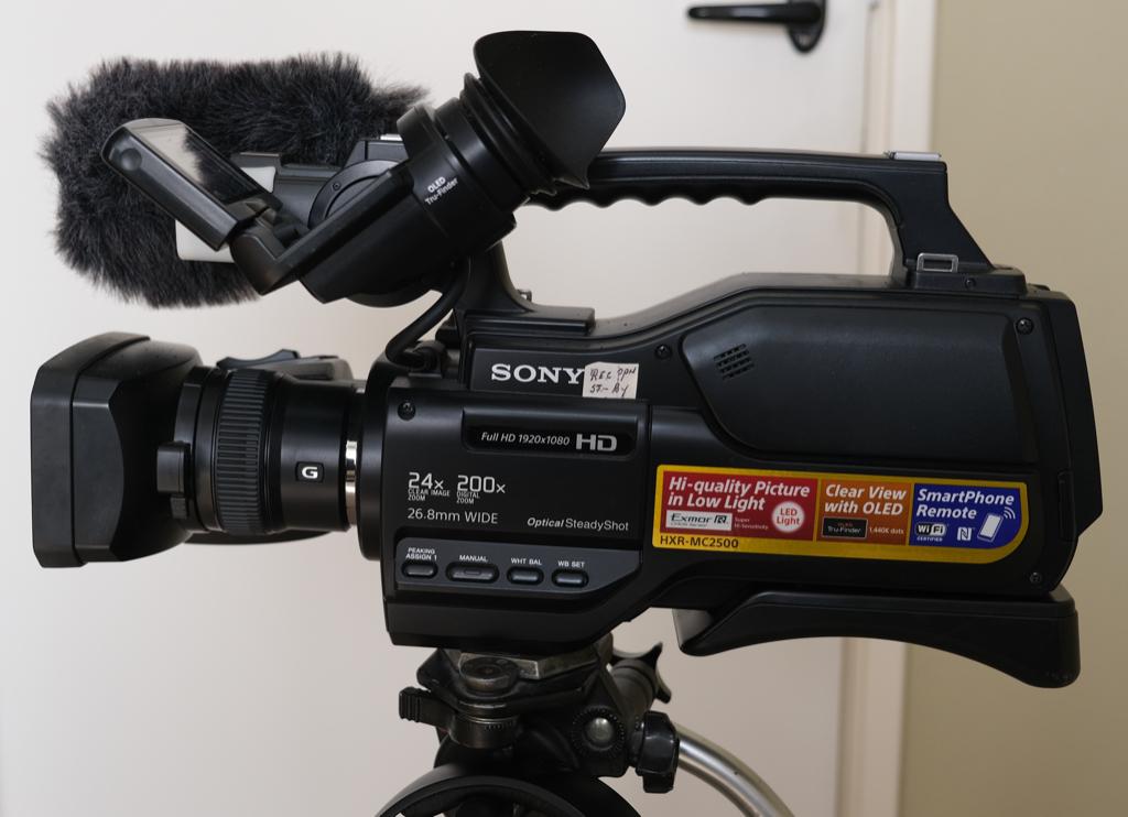 Sony HXR-MC 2500 HD Schoudercamera digitaal, Ophalen, Overige soorten, Camera