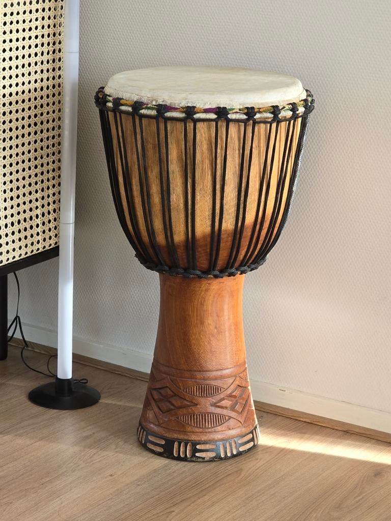 Grote Afrikaanse Djembe Trommel djembé hoogte 64cm, Ophalen, Nieuw, Trommel
