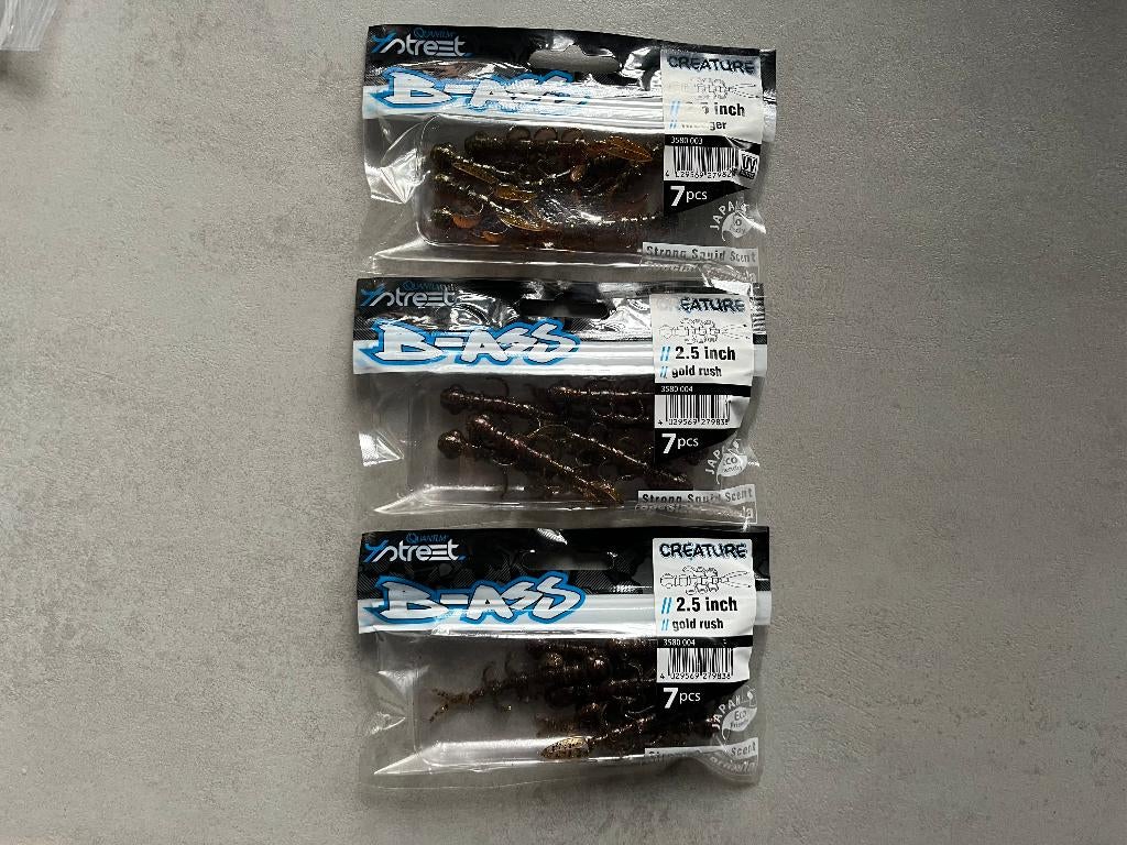 adv 206 / NIEUW mixset 3 pakjes shads QUANTUM, Ophalen of Verzenden, Nieuw, Overige typen