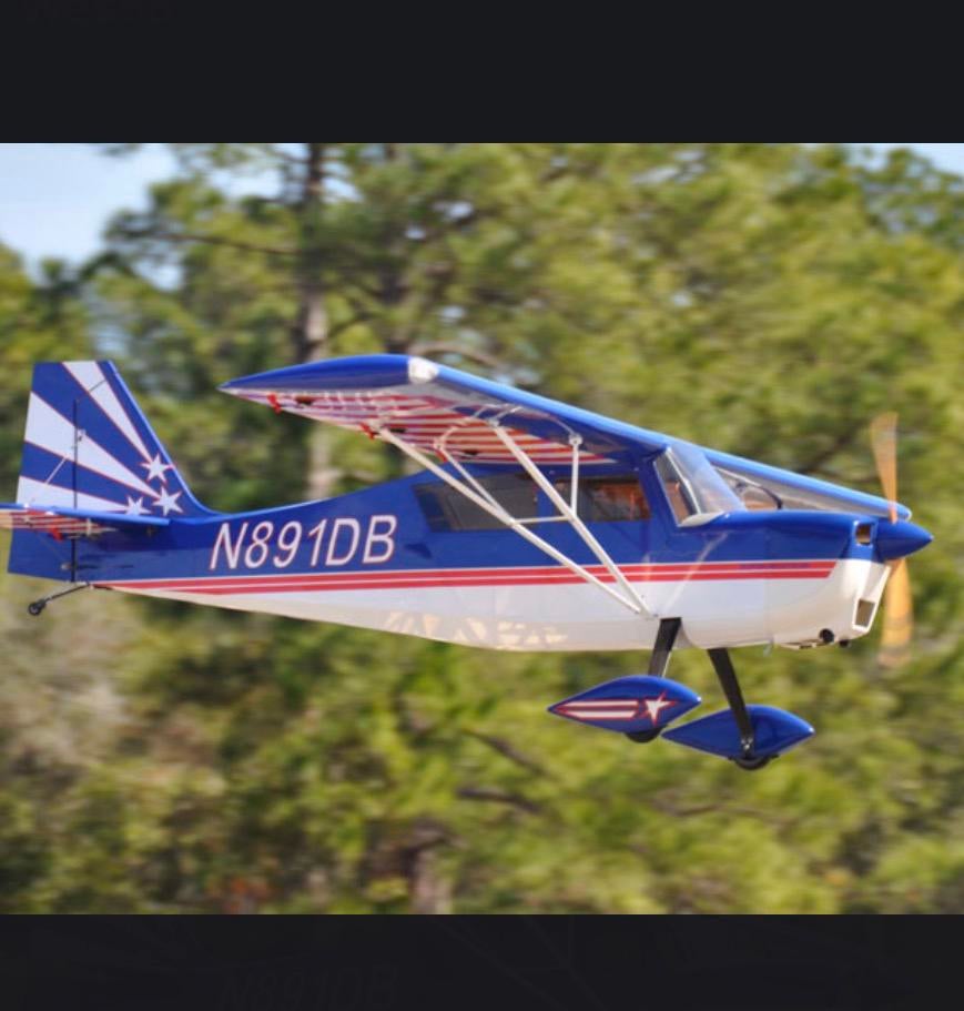 Pilot RC Decathlon 270 cm - Groot schaalmodel vliegtuig, Ophalen, Zo goed als nieuw, Benzine