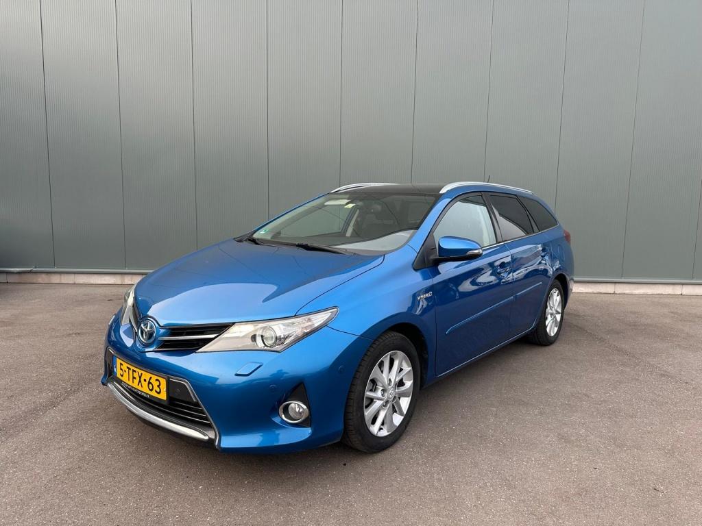 Toyota Auris Touring Sports 1.8 Hybrid Lease+ PANORMADAK | O, Auto's, Euro 5, Blauw, Origineel Nederlands, Nieuw