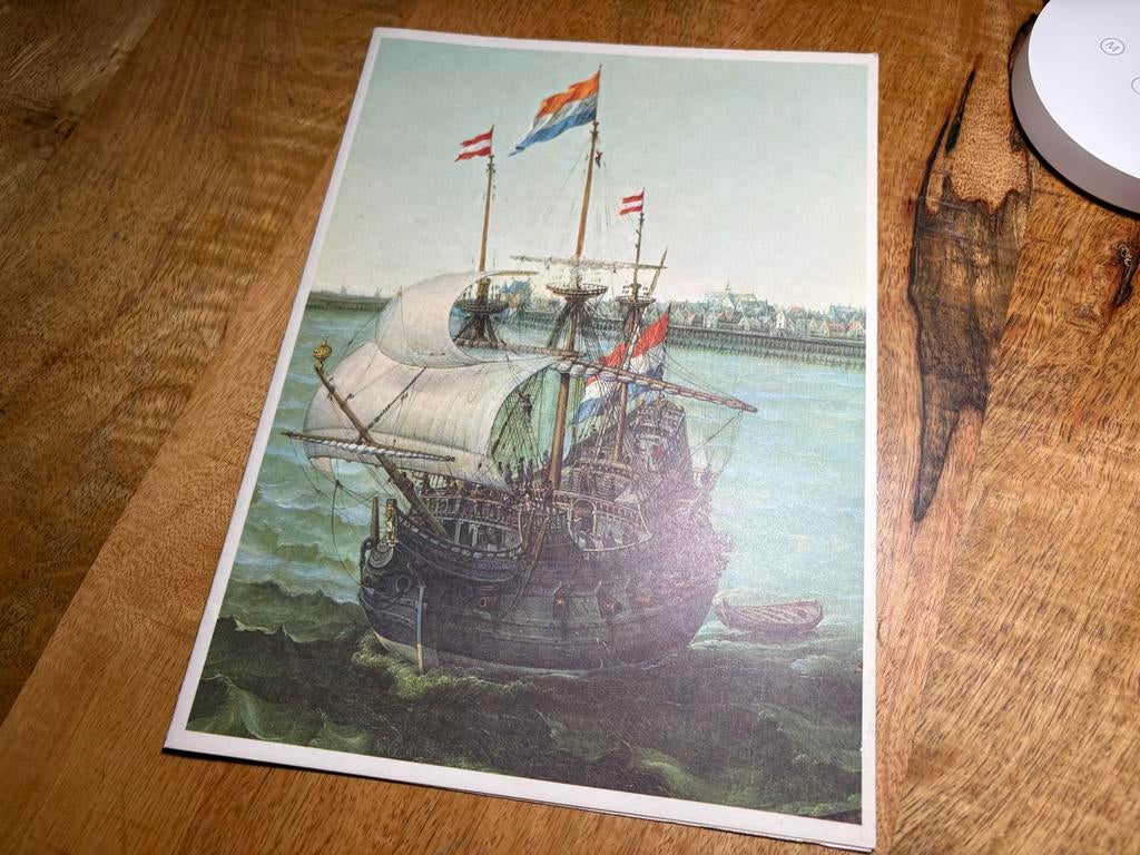 Holland America Line 1969 menukaart, Verzamelen, Ophalen of Verzenden