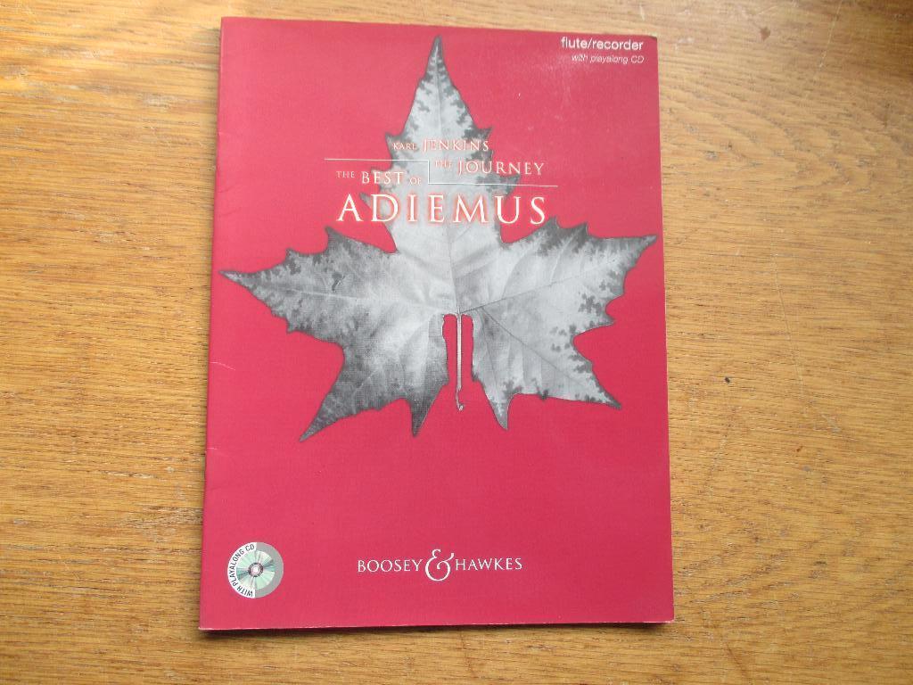 THE BEST OF ADIEMUS - KARL JENKINS - DWARSFLUIT/BLOKFLUIT+cd, Muziek en Instrumenten, Bladmuziek, Dwarsfluit of Piccolo, Ophalen of Verzenden