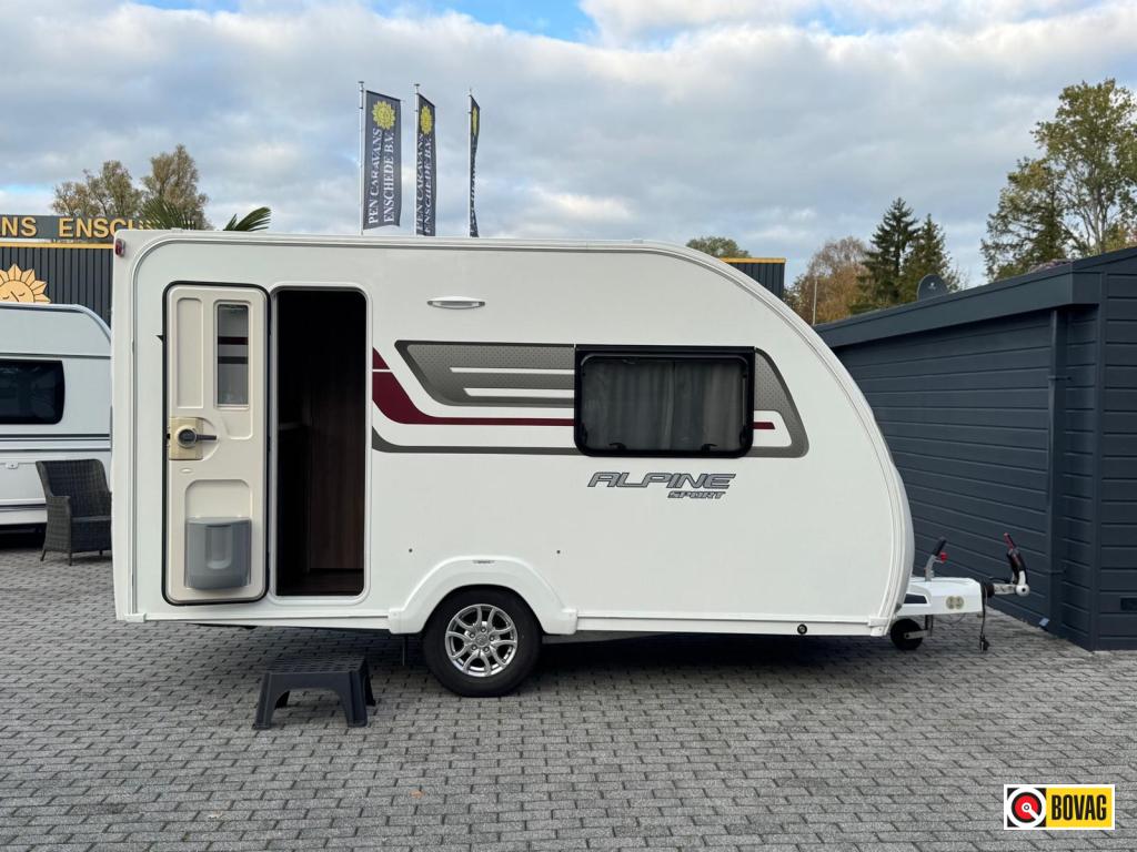 Sprite Alpine Sport 370 EK Top staat!!, Caravans en Kamperen, Standaardzit, Ringverwarming, Tot en met 2, Overige typen