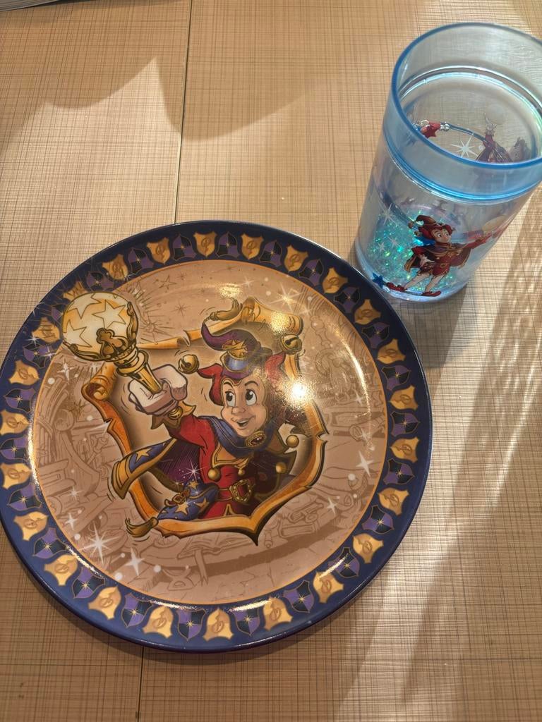 Efteling Bord en Beker Set, Overige materialen, Overige typen, Ophalen of Verzenden, Zo goed als nieuw