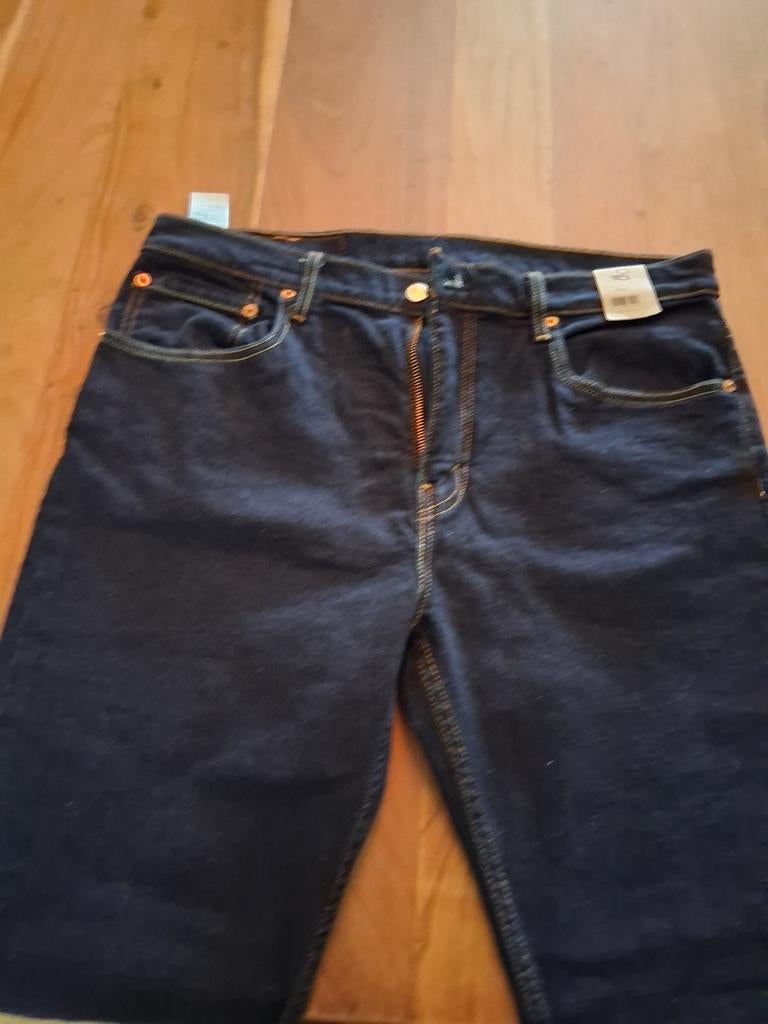 Nieuwe Levi's 512 Slim Taper Jeans W34 L32, Levi's, Blauw, Nieuw, Ophalen of Verzenden