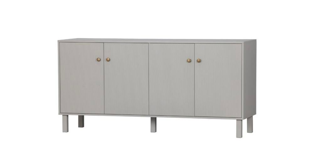 WOOOD Madu Dressoir - kast grijs, Ophalen, Met deur(en), 150 tot 200 cm, Nieuw