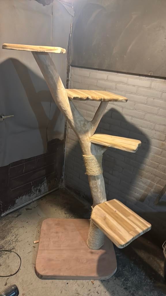 !!! Zeer stevige krabpaal van natuurhout !!, Dieren en Toebehoren, Krabmeubelen, Ophalen, Nieuw, Krabpaal