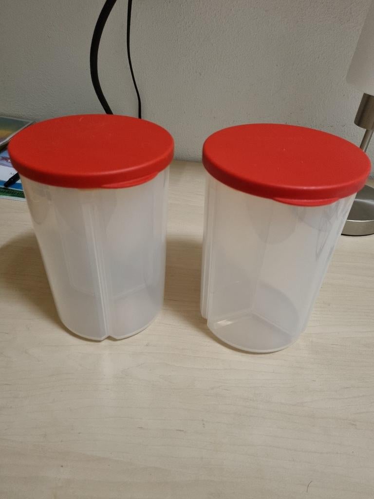 2Tupperware bewaarbus 3 vaks, Huis en Inrichting, Ophalen of Verzenden