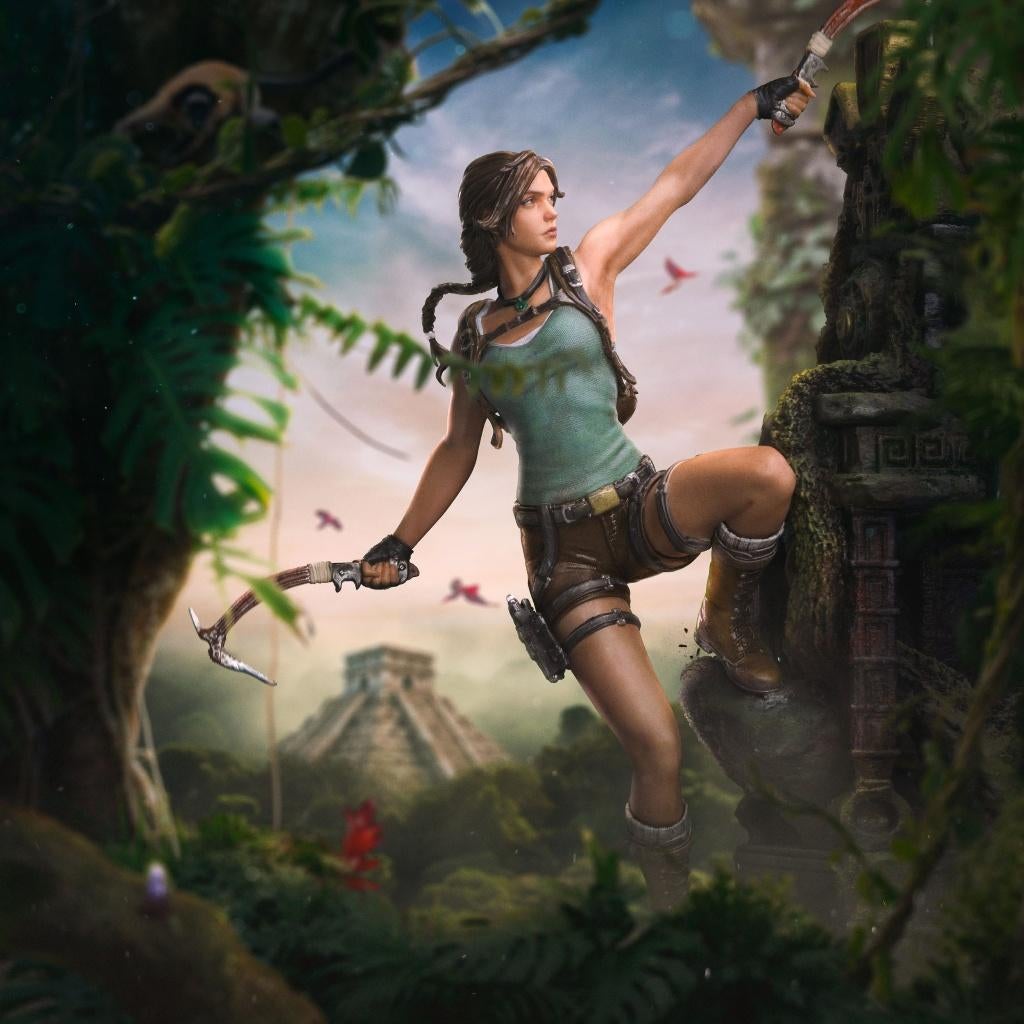 Iorn Studios Tomb Raider Statue Lara Croft, West Campus 1 76863 Herxheim (DE), Actiefiguur of Pop, Heo GmbH, Nieuw