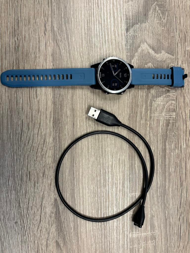 Garmin Fenix 5S, Ophalen of Verzenden, Zo goed als nieuw, Zwart, Android