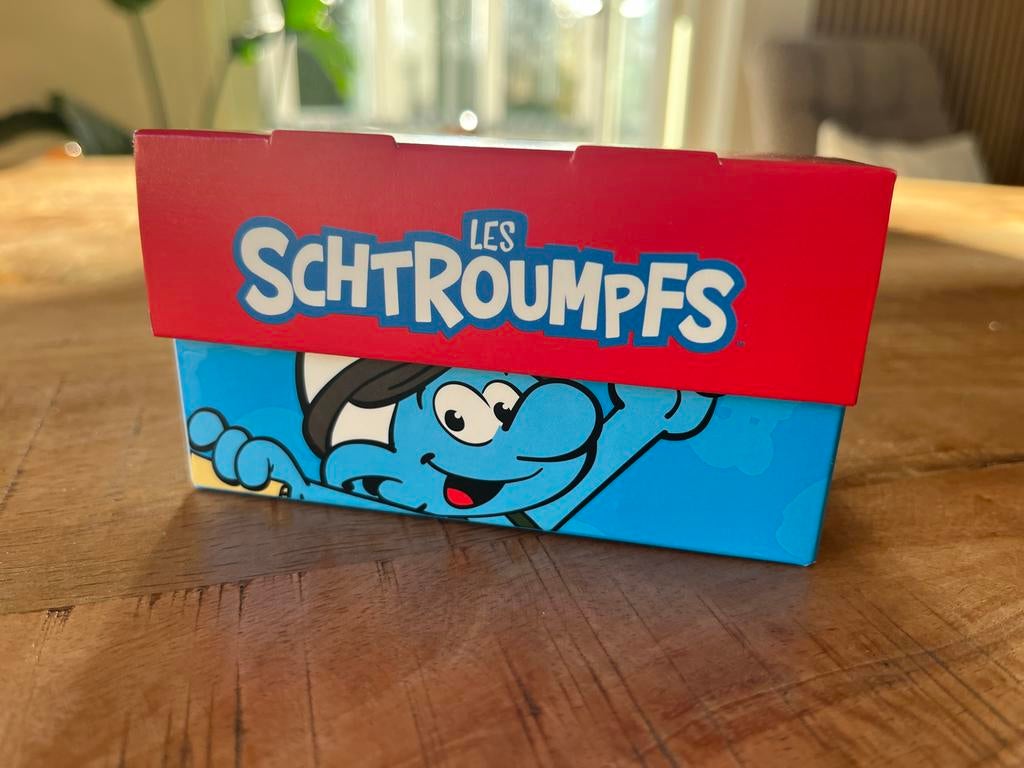 Smurfen puzzel, 42 stukjes in doosje, Kinderen en Baby's, Ophalen of Verzenden, 10 tot 50 stukjes, Gebruikt, 2 tot 4 jaar