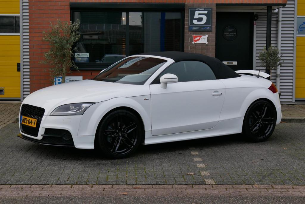 Audi TT Roadster 2.0 TFSI quattro s-line. stoelverwarming. n, Automaat, Euro 5, Gebruikt, Zwart