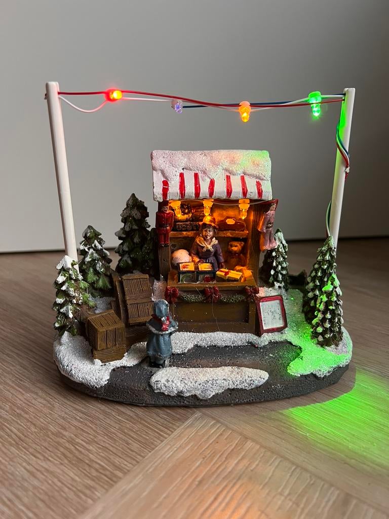 Kersthuis kerstdorp winkel, Diversen, Ophalen of Verzenden, Zo goed als nieuw